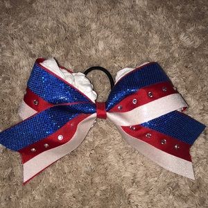 Red white and blue bow!